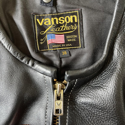 Vanson Leathers Bartel Motorcycle Racing Jacket - M