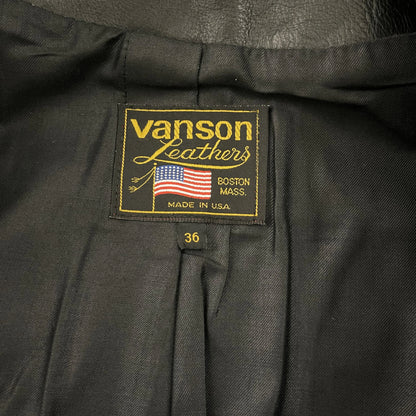 Vanson Leathers Motorcycle Racing Team Jacket - S