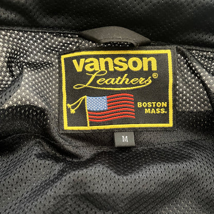 Vanson Leathers Motorcycle Mesh Racer Jacket - M