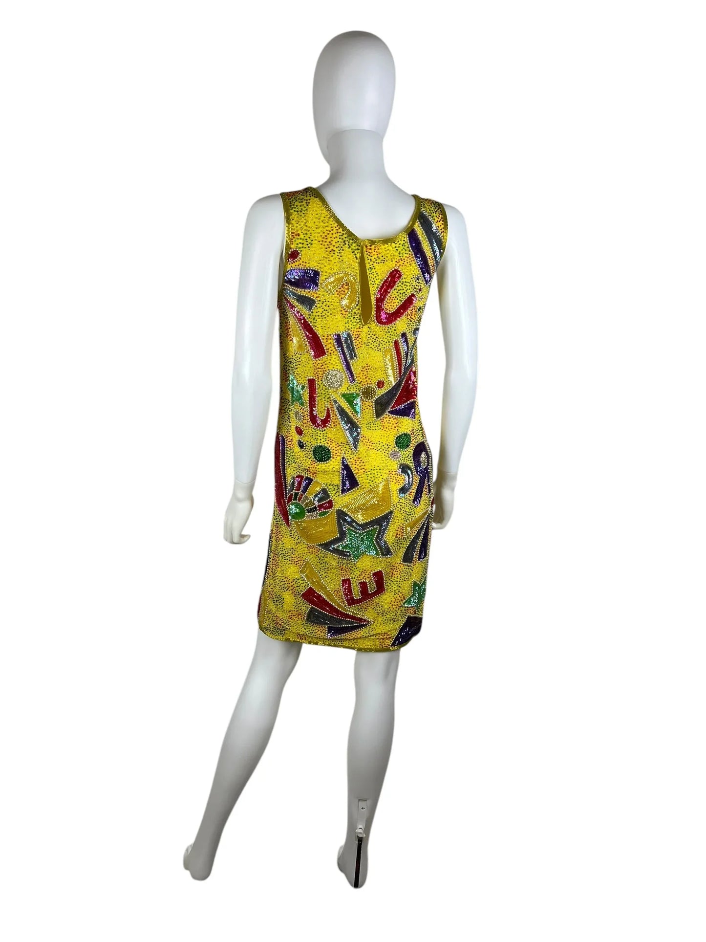 Vintage heavily embellished dress