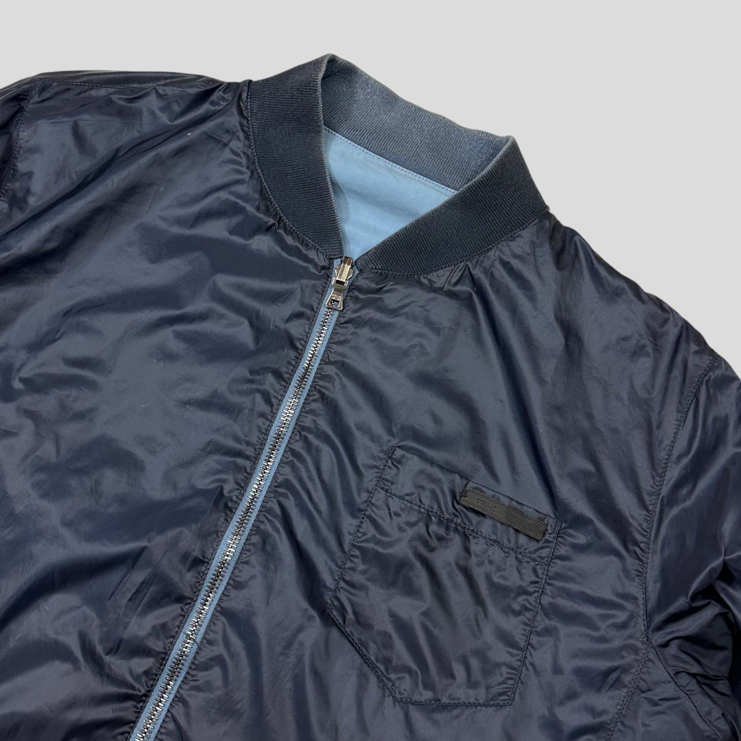 Prada Milano 2006 Reversible Pocket Logo Contrast Jacket - M | Default Title, Multicoloured