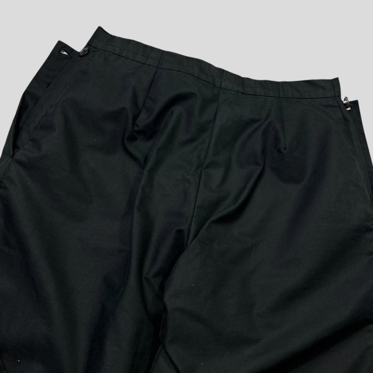 Miu Miu 1999 Modular Hip Pocket Co-nylon Carpenter Trousers - M/L | Default Title, Black