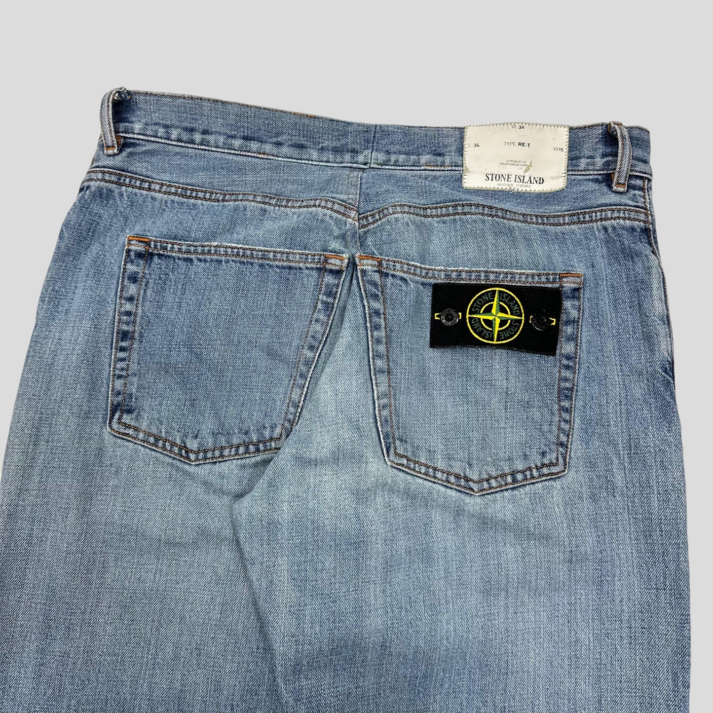 Stone Island SS13 Light Blue Wash Jeans - 34-36 - Known Source