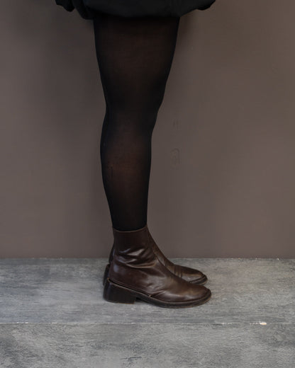 ANN DEMEULEMEESTER 1994 CUT OUT BOOTS (EU 37, FITS LIKE 37.5-38)