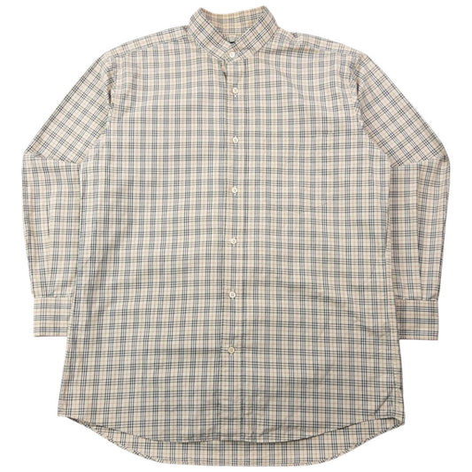 Vintage Burberry Nova Check Long Sleeve Button Up Shirt Size S | Small, Beige with Nova Check