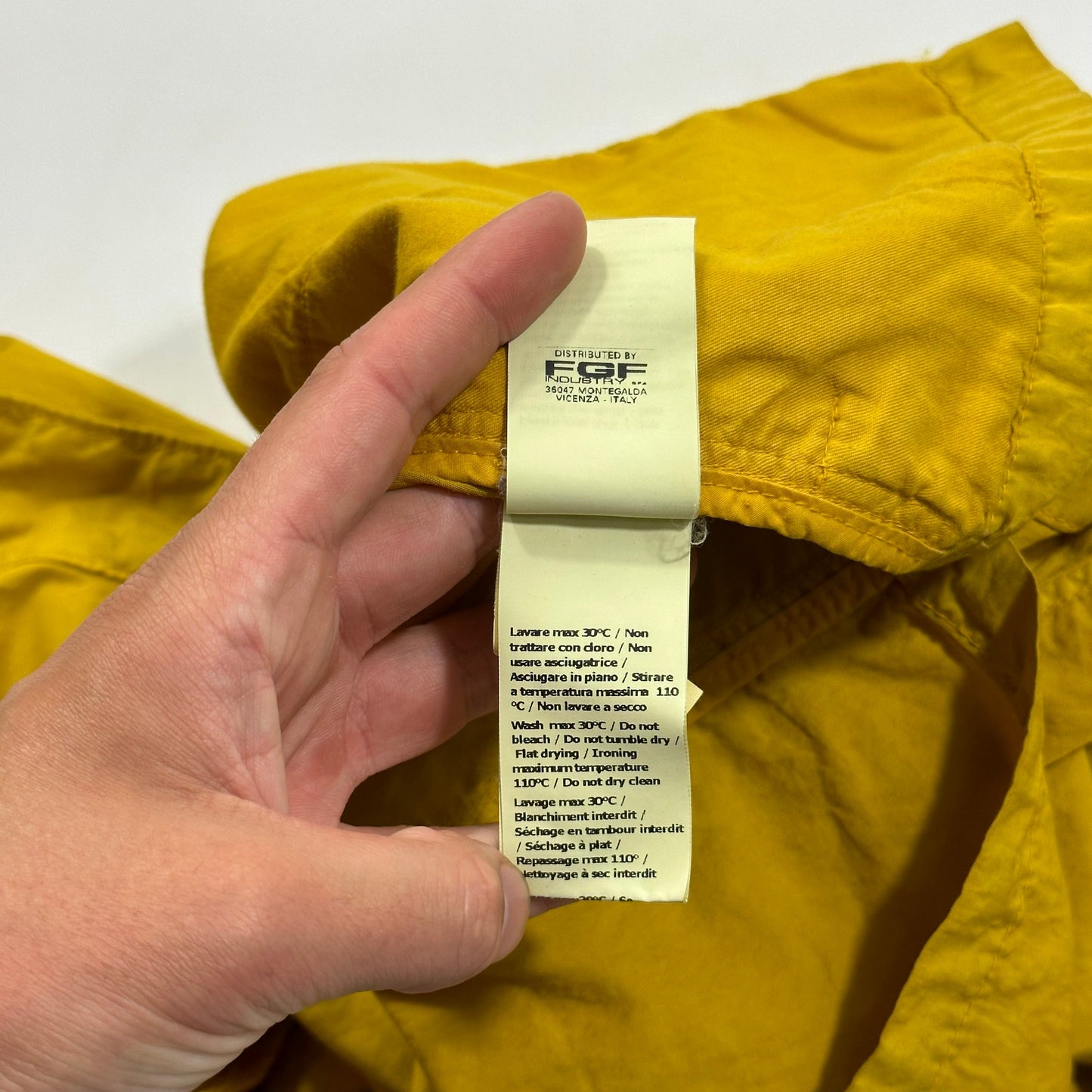 CP Company Mustard Co-nylon Goggle Jacket - M