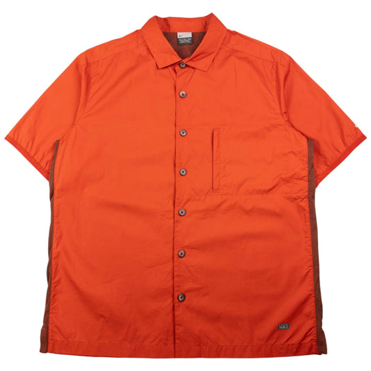 Vintage Nike Lightweight Short Sleeve Button Up Shirt Size XL