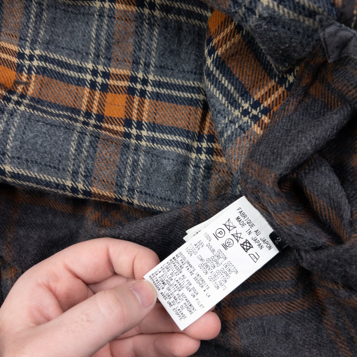 Vintage Yohji Yamamoto Pink Label Takeshi Kosaka Button Up Wool Shirt Size L