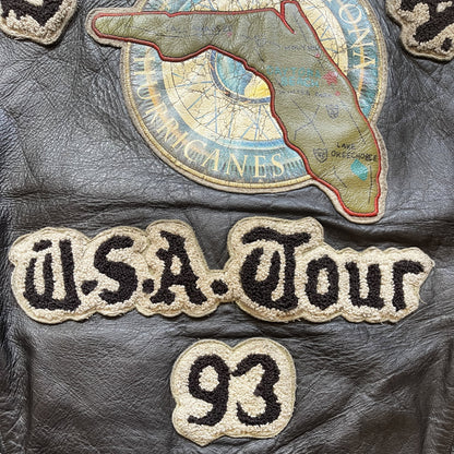 Avirex Daytona Leather Biker Jacket - L