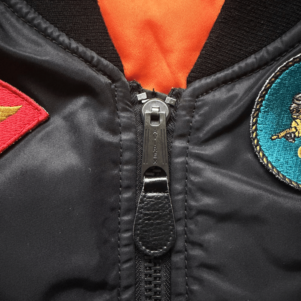 Avirex Top Gun MA1 Flight Bomber Jacket Far East Cruise Gavelston - XL | XL, Black