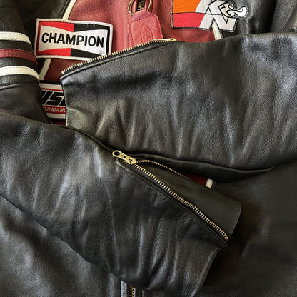 Vanson Leathers 'One Star' Motorcycle Racing Jacket - M