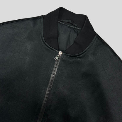 Neil Barrett Textured Viscose Italian Padded Bomber Jacket - S/M