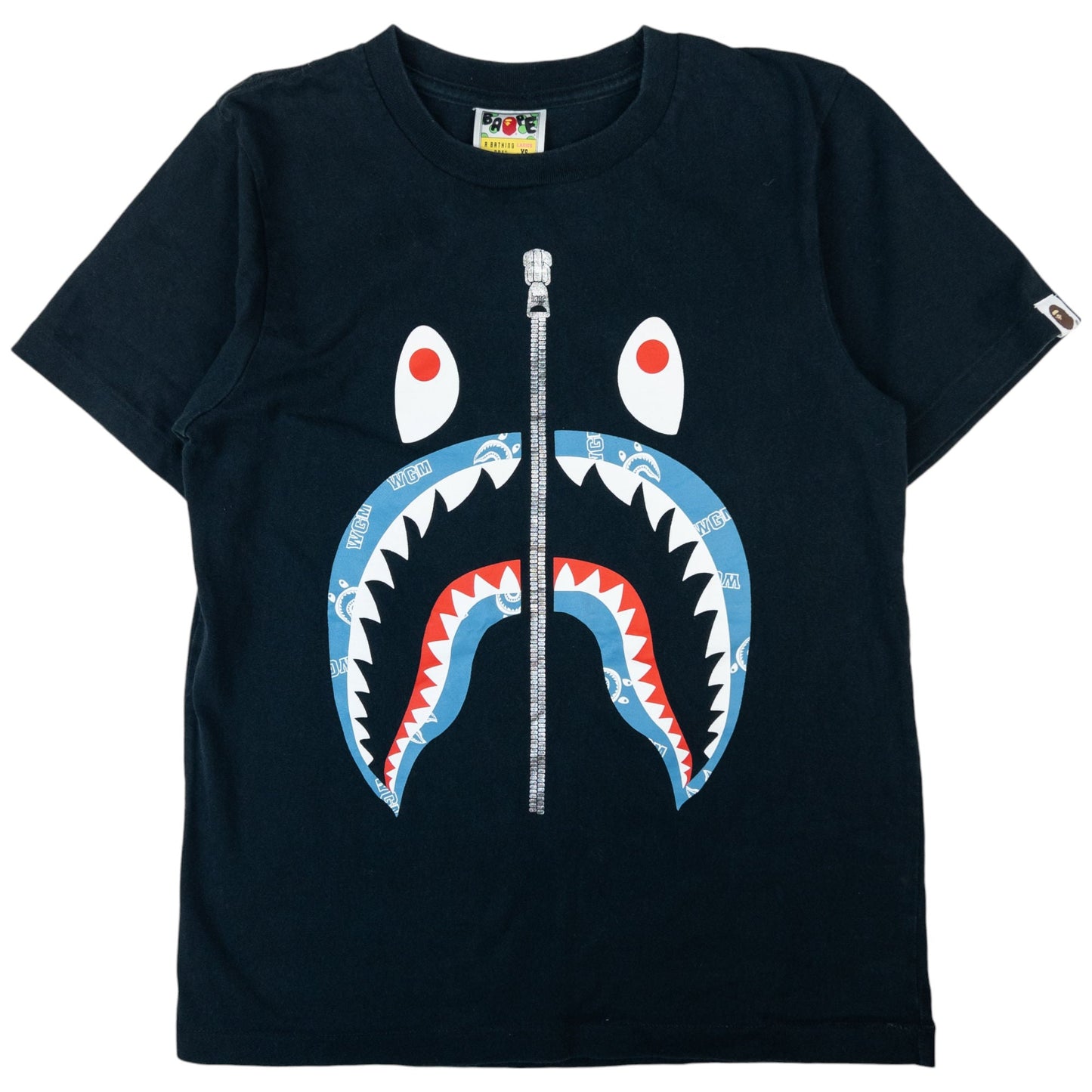 Vintage BAPE Shark Graphic T Shirt Womens Size XS