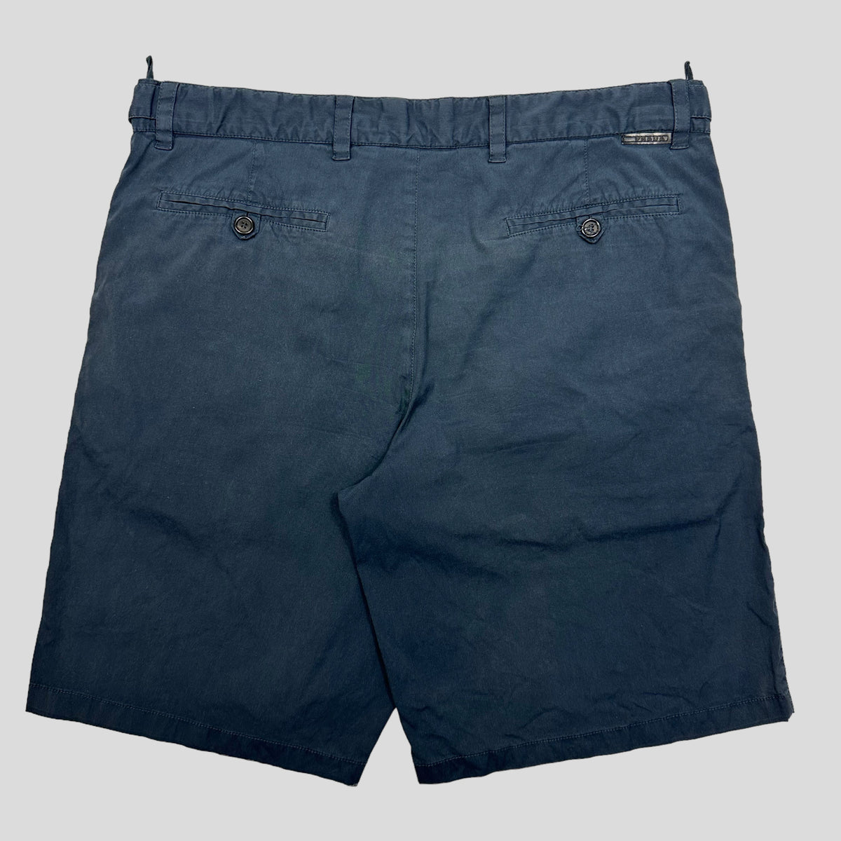 Prada Sport 2010 Black Tab Baggy Cotton Shorts - IT52 | O/S, Black