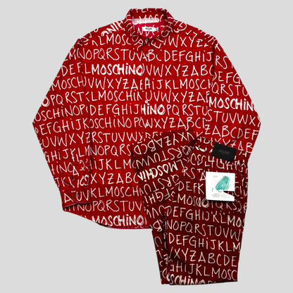 Moschino Jeans 00’s ABC Set Red - W32 & XXL | W32, Red