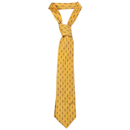 Vintage YSL Yves Saint Laurent Monogram Silk Tie