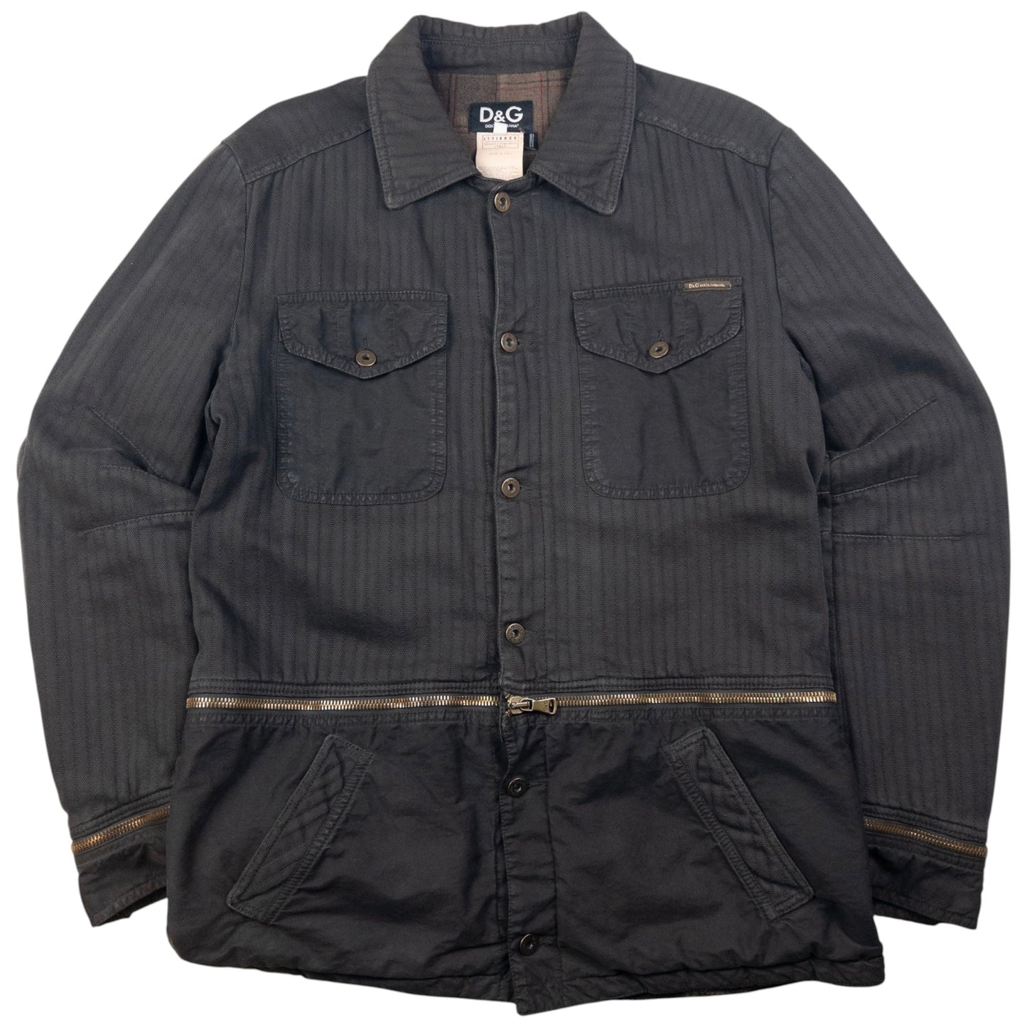 Vintage Dolce & Gabbana Zip Off Jacket Size XL