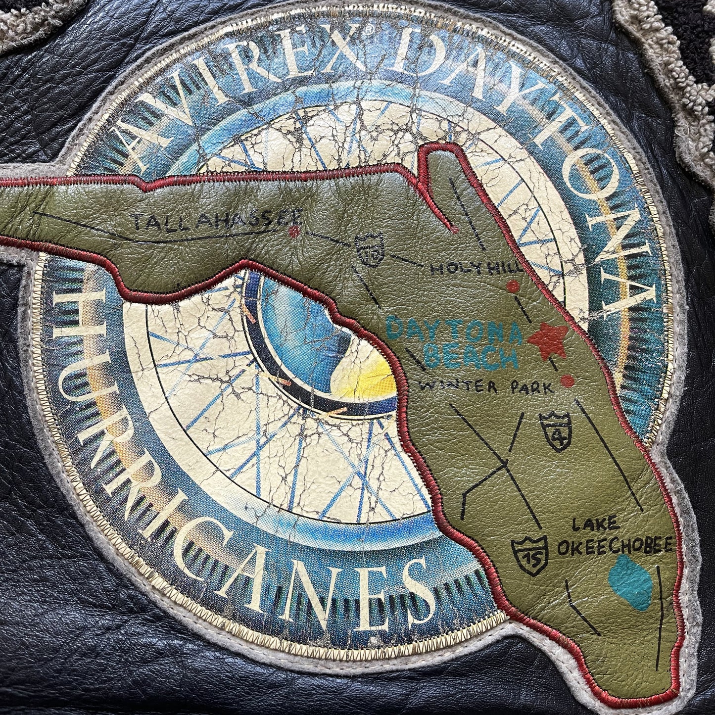 Avirex Daytona Leather Biker Jacket - L