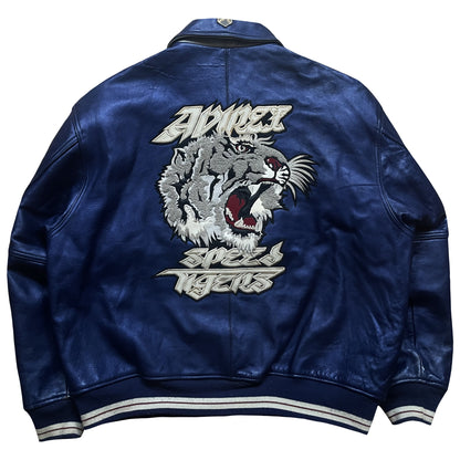 Avirex 'Speed Tiger' Leather Varsity Jacket - XXL