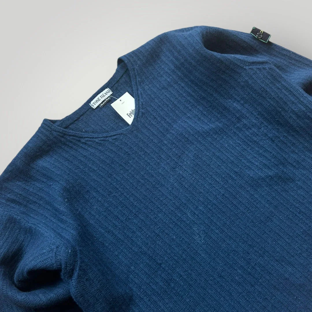 Stone Island AW/95 V-neck Wool Knit L