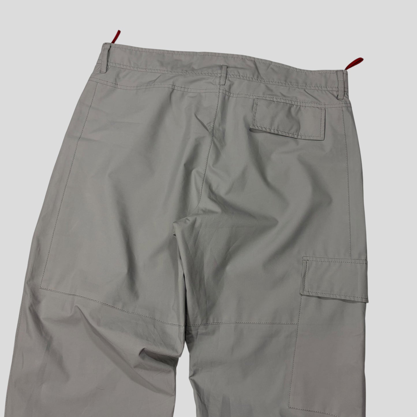 Prada Challenge 2003 Goretex Red Logo Cargo Trousers - IT52 | Default Title, Multicoloured