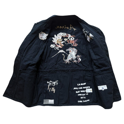 Avirex Combat Patch Field Jacket - L | Large, Black