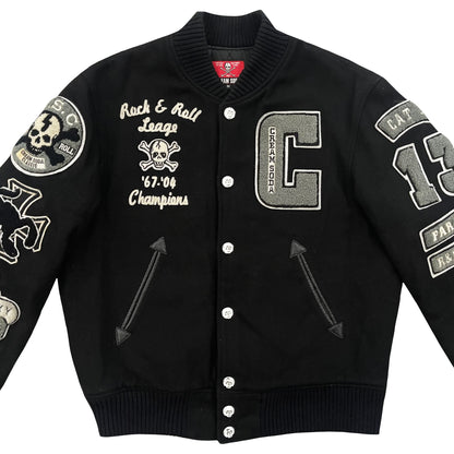 Cream Soda Varsity Jacket - M