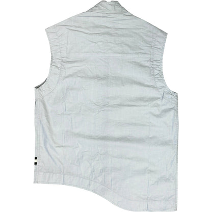 Maharishi 1999 Asymmetric Water Repellent Vest Jacket L | Large, Grey