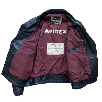Avirex Daytona Leather Biker Jacket - L