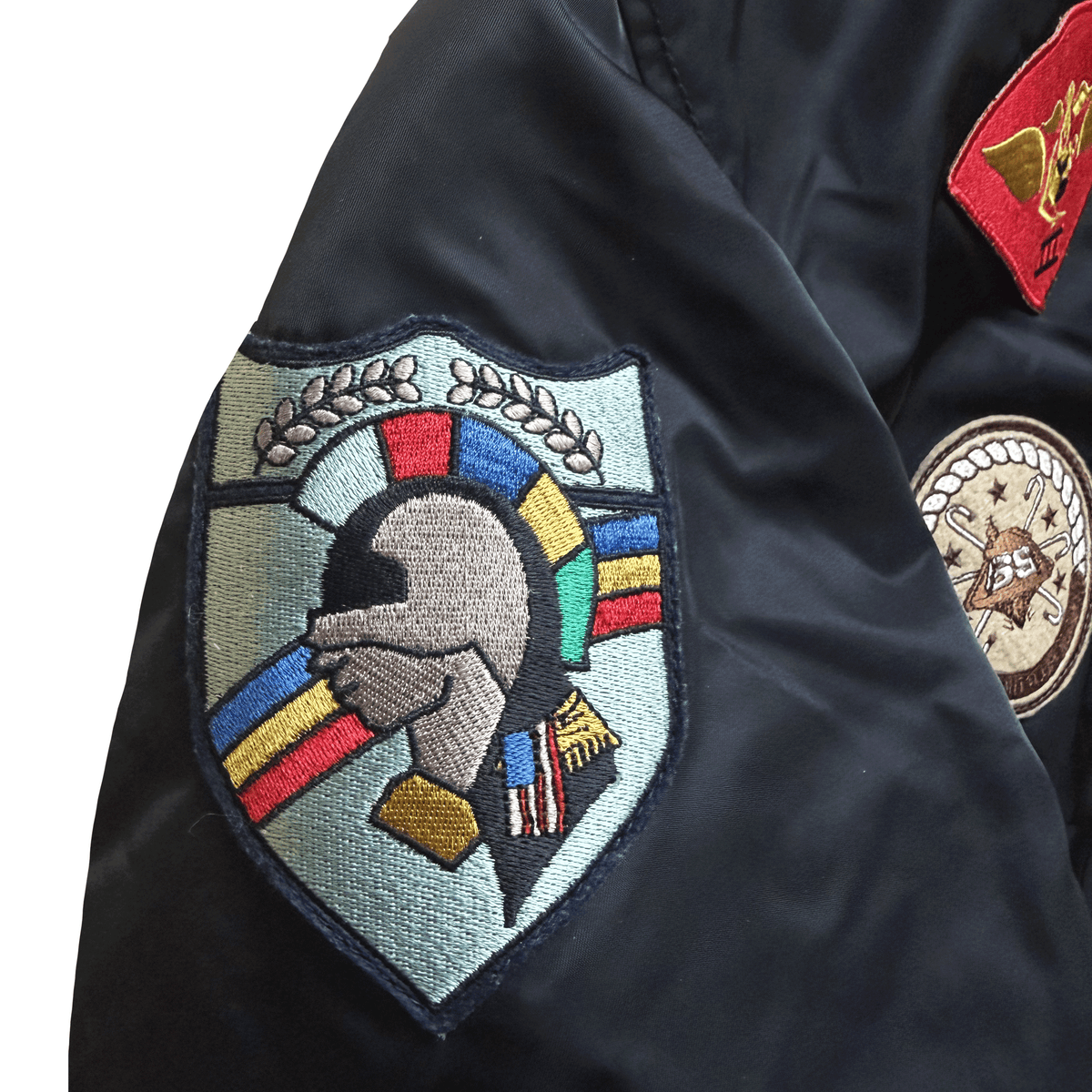 Avirex Top Gun MA1 Flight Bomber Jacket Far East Cruise Gavelston - XL | XL, Black