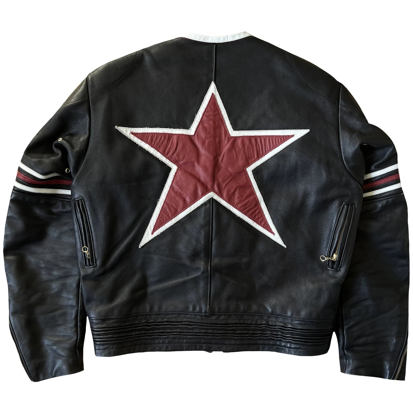 Vanson Leathers 'One Star' Motorcycle Racing Jacket - M