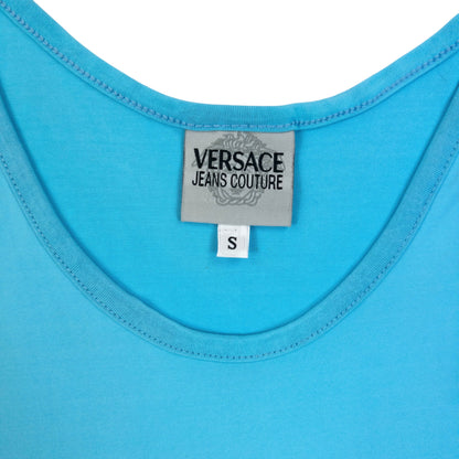 Vintage 2000s Versace Jeans Couture Swimming Costume Womens Size S | Small, Blue