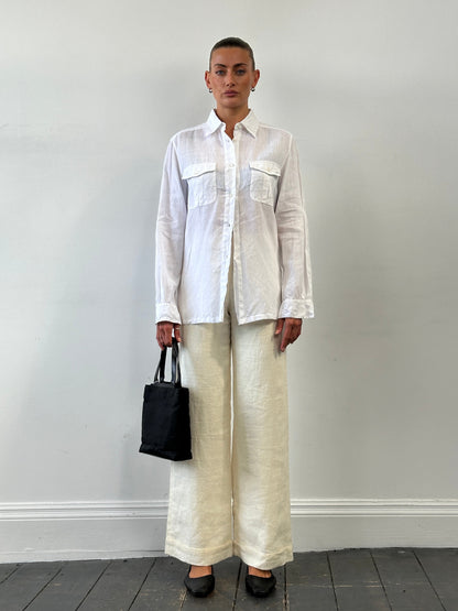 Max Mara Pure Linen Shirt - M/L