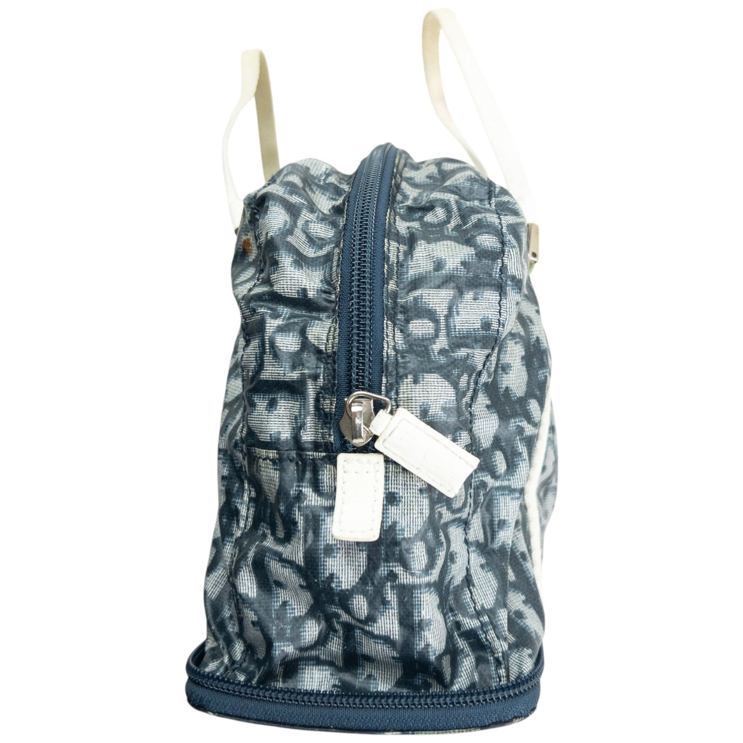 Vintage 2000s Dior Monogram Foldable Handbag | O/S, Blue