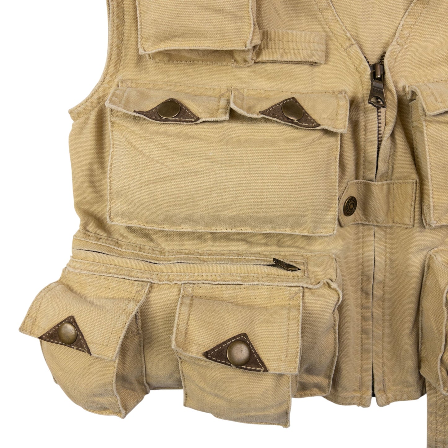 Vintage Ralph Lauren Cargo Vest Gilet Womens Size M