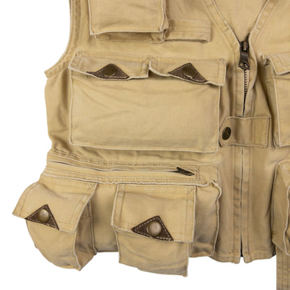 Vintage Ralph Lauren Cargo Vest Gilet Womens Size M