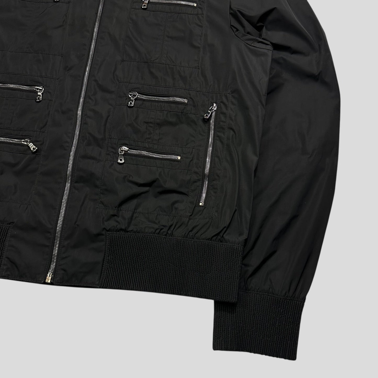 Dolce & Gabbana 00’s Multipocket Nylon Cargo Bomber Jacket - IT58 (XL/XXL)