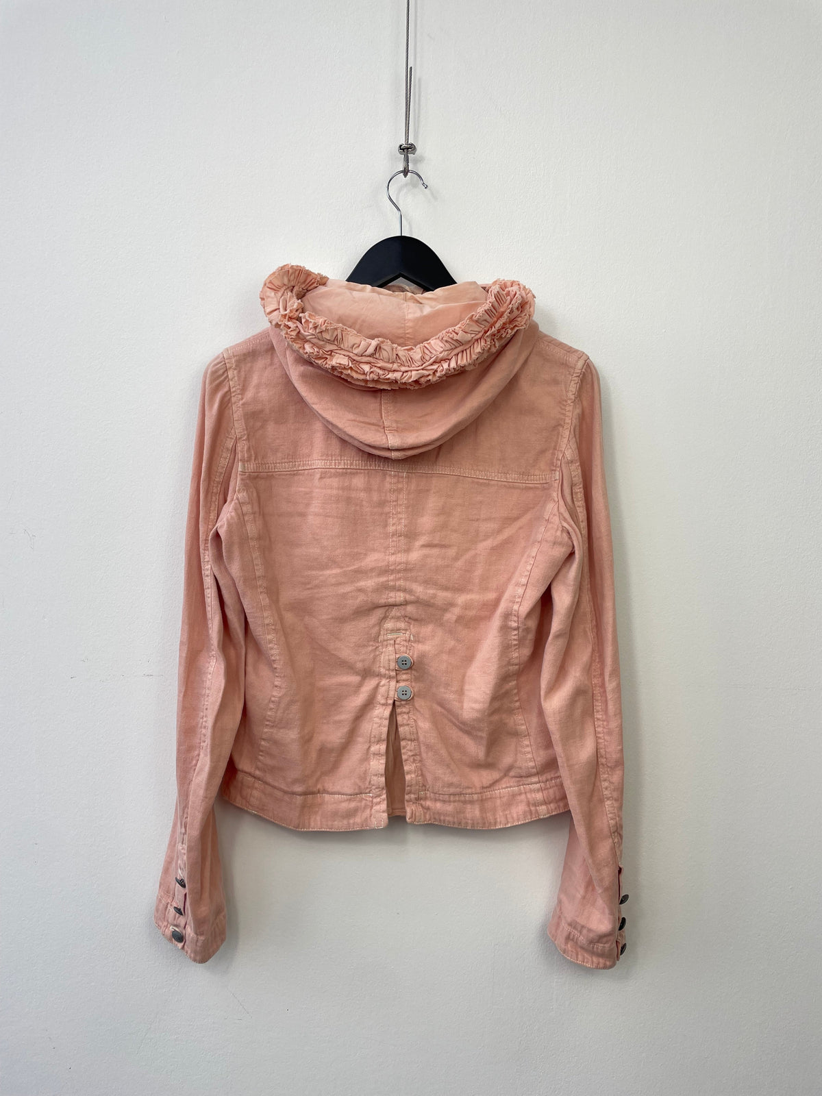 C.P. Company Donna Cropped Detachable-Hood Jacket | Medium, Pink