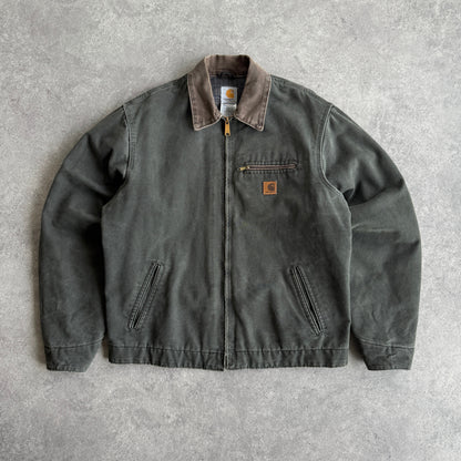 Carhartt RARE 2004 J97 MOS heavyweight blanket lined Detroit jacket (L)