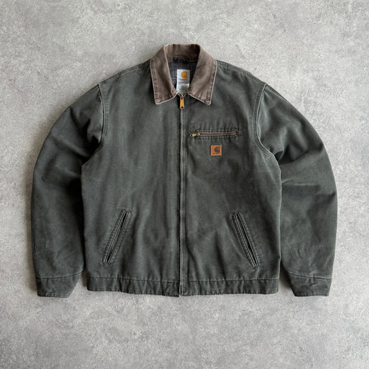 Carhartt RARE 2004 J97 MOS heavyweight blanket lined Detroit jacket (L)