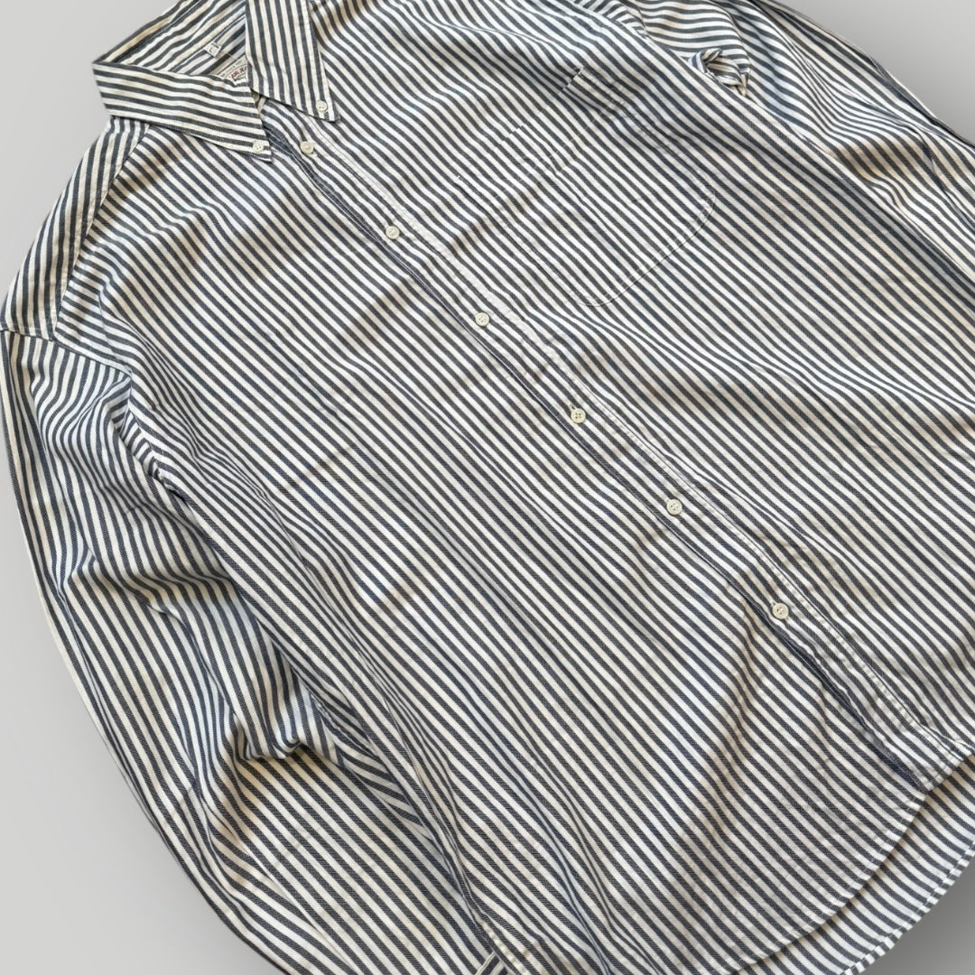 Armani Jeans 90's Pinstripe Shirt L/XL | Default Title, Blue