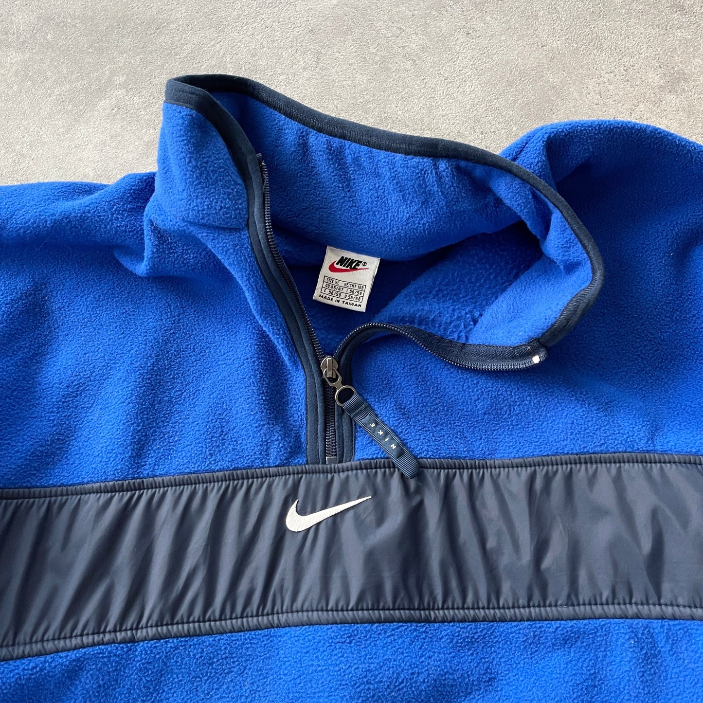 Nike RARE 1990s 1/4 zip technical heavyweight fleece (XL)