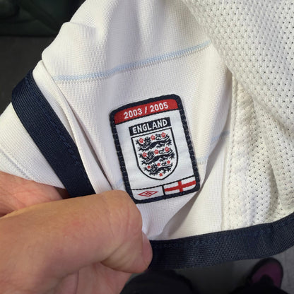 Umbro 2003/05 England Shirt In White (L) | Large, White