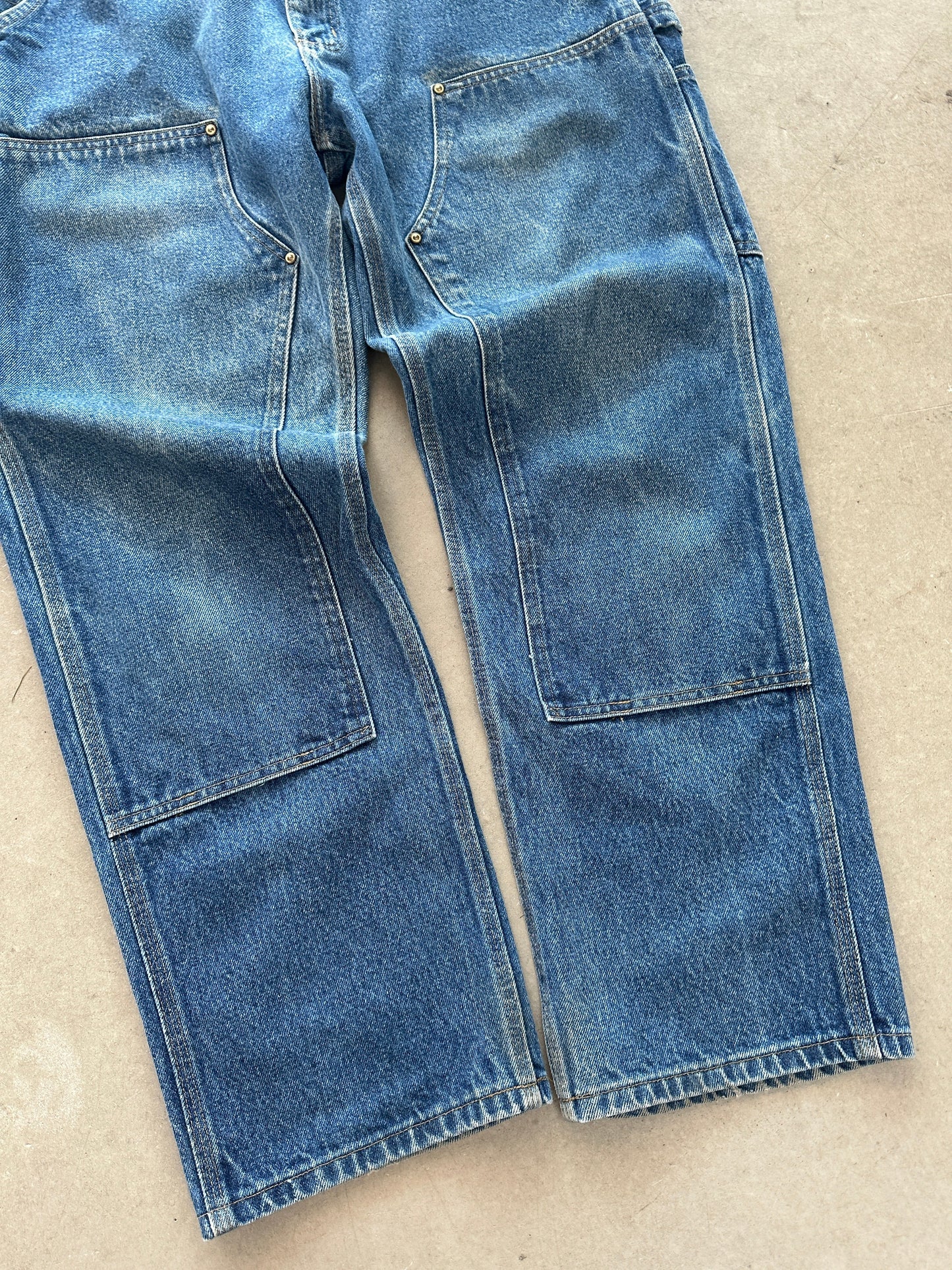 Carhartt Double Knee Jeans - 34 x 30 | W34, Red