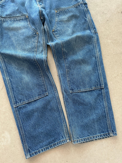 Carhartt Double Knee Jeans - 34 x 30 | W34, Red