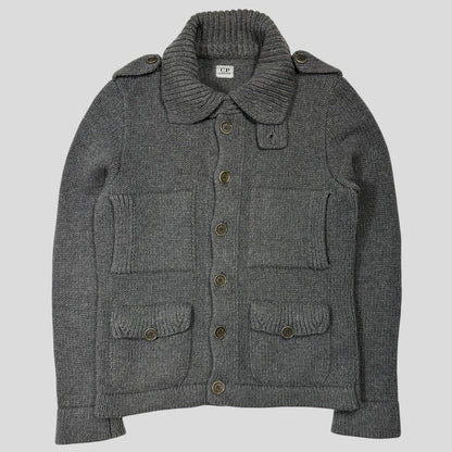 CP Company 00’s Thick Italian Wool Multipocket Cardigan - M