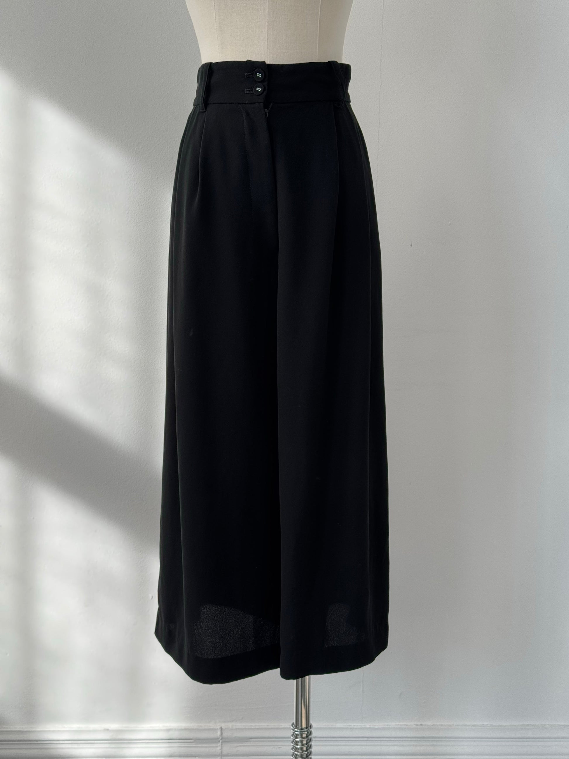 Japanese Vintage 1990s Wide Leg Culottes -