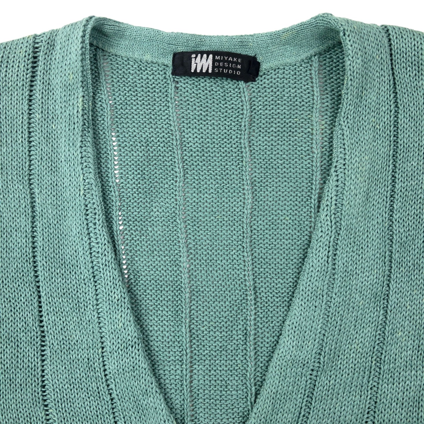 Vintage 90s Issey Miyake Button Up Sweater Vest Size L | Large, Cream