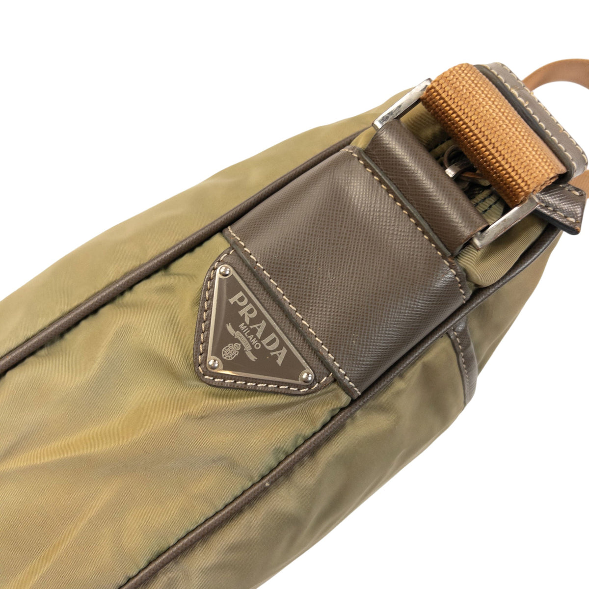 Vintage 2000s Prada Crossbody Bag | O/S, Brown