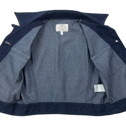 Vintage 90s Armani Jeans Button Up Denim Top Womens Size M | Medium, Blue